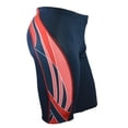 thumbnail image 1 of Adoretex Men's Side Wings Jammer Swimsuit (MJ009) - Navy/Red - 28, 1 of 2