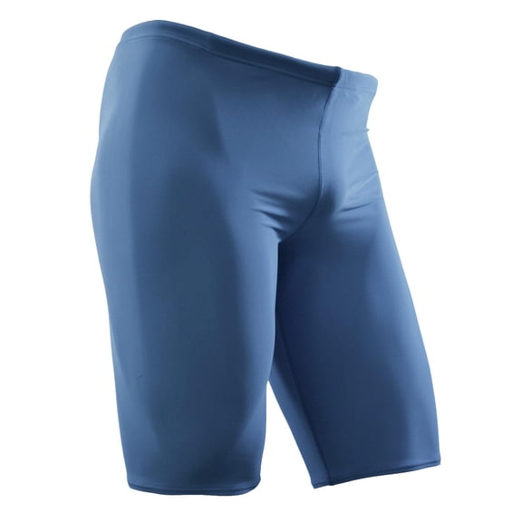 Adoretex Boy’s and Men’s Pro Athletic Solid Swim Jammers, Competition Practice Training Swimsuit for Kids and Adults (MJ001) - Blue - 32
