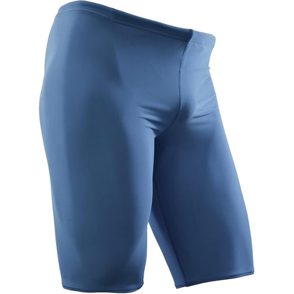 Adoretex Men's Solid Jammer Swimsuit (MJ001) - Blue - 40
