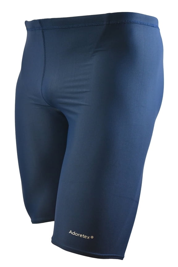 Men's Solid Jammer Swimsuit (MJ001) - Navy - 34