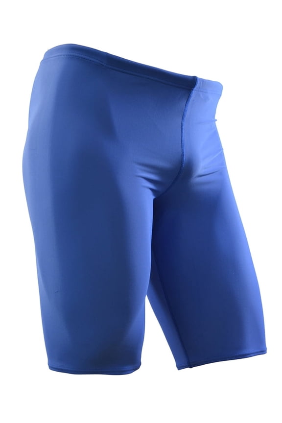 Men's Solid Jammer Swimsuit (MJ001) - Royal - 24