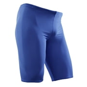 Adoretex Boy s and Men s Pro Athletic Solid Swim Jammers, Competition Practice Training Swimsuit for Kids and Adults MJ001 - Royal - 26