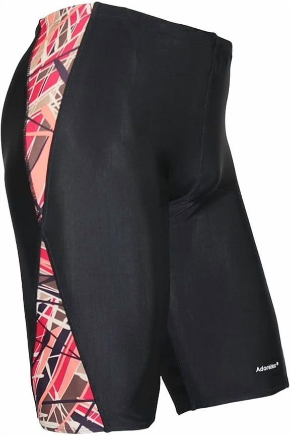 Men's Spice Jammer Swimsuit (MJ011) - Black/Red - 34