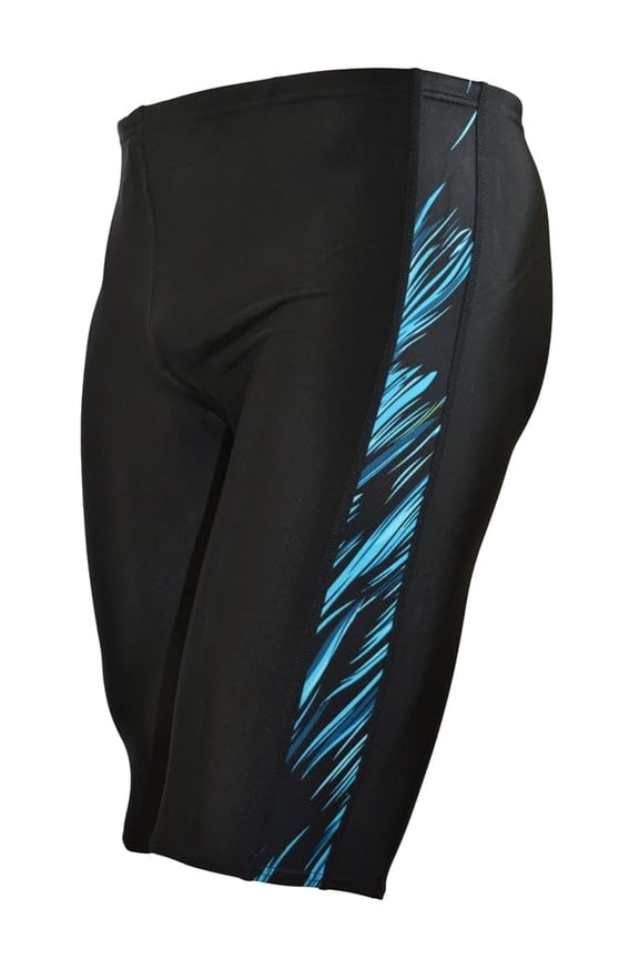 Boy's/Men's Sunfire Spice Swim Jammers Swimsuit (MJ006) - Black/Blue2 - 40
