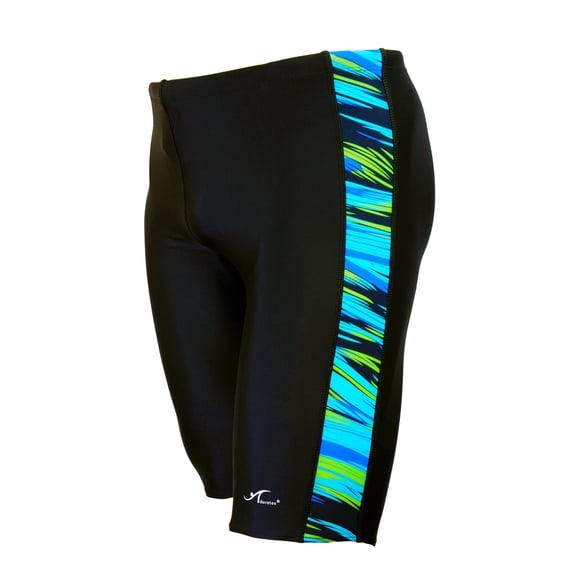 Adoretex Men's Sunfire Spice Jammer Swimsuit (MJ006) - Black/Blue Green - 38