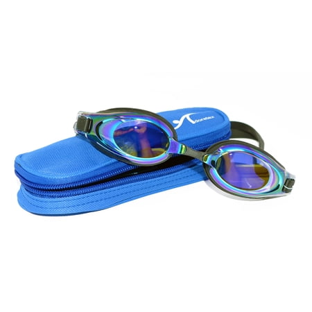 Adoretex Shortsighted Swim Goggles with Case (GM1503P) Smoke Lens -5.00