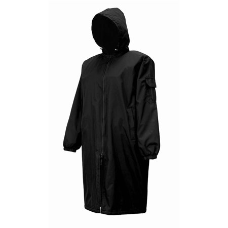 Adoretex Unisex Swim Parka (PK005C) - Black/Black - Youth-YXL
