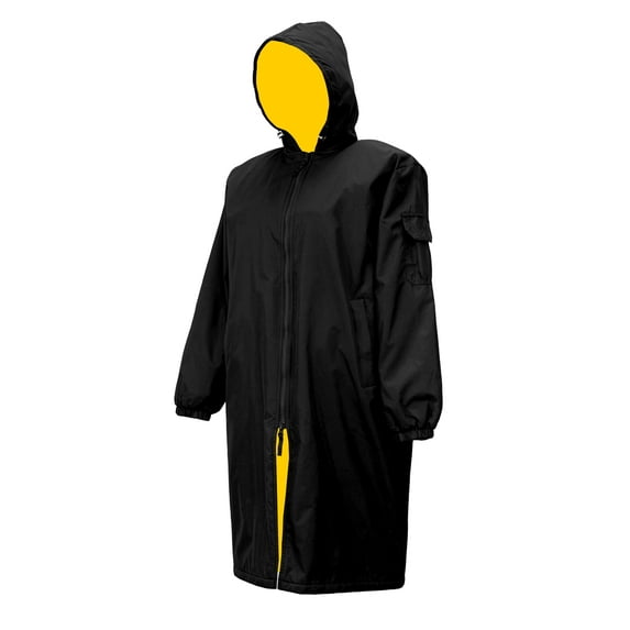 Adoretex Unisex Swim Parka (PK005C) - Black/Yellow - Adult-L