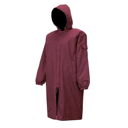 Adoretex Unisex Swim Parka (PK005C) - Maroon/Black - Youth-L