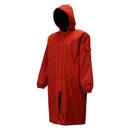 Adoretex Unisex Swim Parka (PK005C) - Red/Black - Youth-L