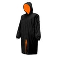 thumbnail image 1 of Adoretex Unisex Water Resistant Swim Parka for Adult and Kids (PK005C) - Black/Orange - Adult-L, 1 of 5