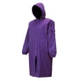 thumbnail image 1 of Adoretex Unisex Water Resistant Swim Parka for Adult and Kids (PK005C) - Purple/Black - Youth-S, 1 of 5