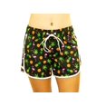 thumbnail image 1 of Adoretex Women's Fruits Printed Beach Board Shorts (FBP012) - Black Combo - X-Small, 1 of 2