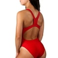 thumbnail image 1 of Adoretex Women's Guard Xtra Life Lycra One-Piece Swimsuit in Red, Size 28, 1 of 3