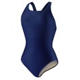 thumbnail image 1 of Adoretex Women's Polyester Conservative Lap Swimsuit with Built In Soft Bra in Navy, Size 10, 1 of 5