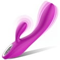 thumbnail image 1 of Adorime Clitoral G-spot Vibrator, Thrusting Rabbit Vibrator with 7 Vibration Frequencies, Purple, 1 of 4