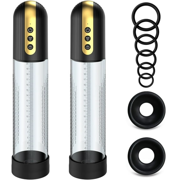 NCTTRP Rechargeable Vacuum Wellness Device with  4 Adjustable Modes, 9 Count, Black