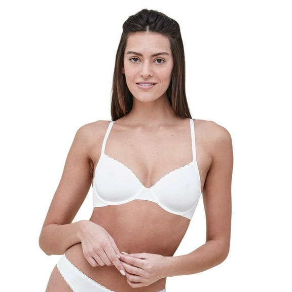Skarlett Blue Adorned Cotton Underwire Bra White 36A