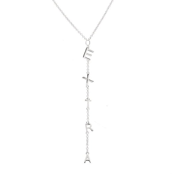 Adornia Silver-Tone "Extra" Y-necklace