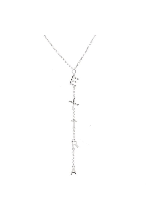 Silver-Tone "Extra" Y-necklace
