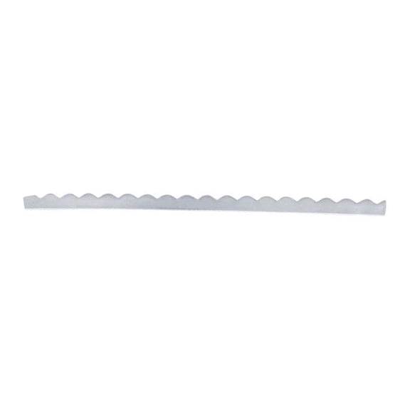 Adornville 999 Fine Silver Scalloped Bezel Wire 28 Gauge x 1/4" x .013" x 12 Inches by EAM Jewelry Design & Supply, LLC