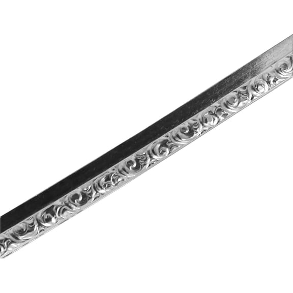 Adornville 999 Fine Silver Step Bezel Wire Dead Soft 3.68mm Wide x 12 Inches Long by EAM Jewelry Design & Supply, LLC