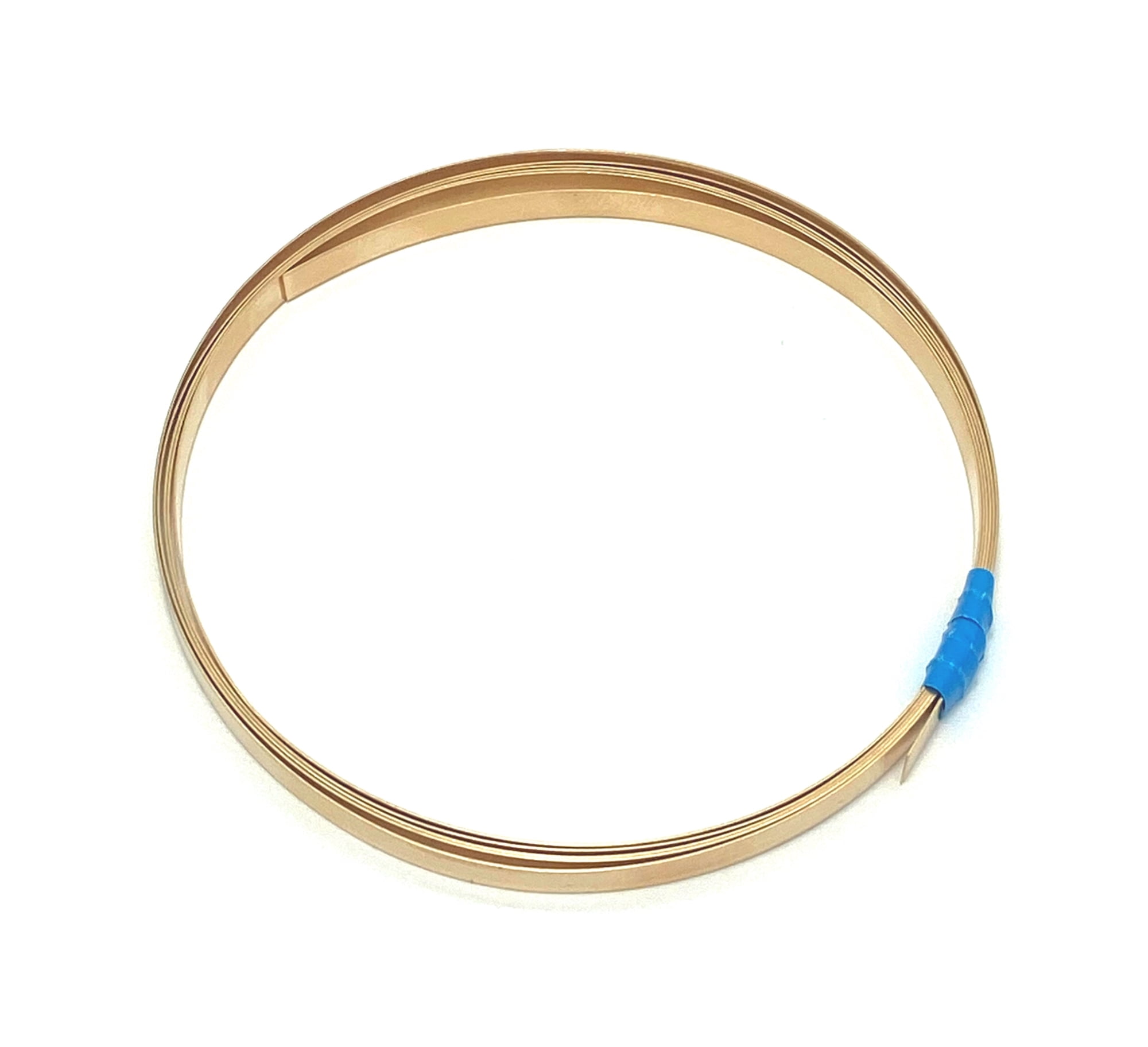 Adornville™ Brass Bezel Wire 24 Gauge x 1/8" x 10 Feet Dead Soft by EAM Jewelry Design & Supply, LLC
