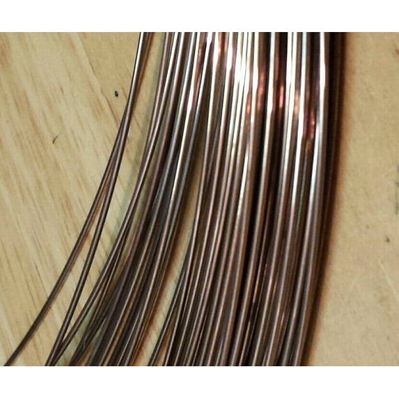 Adornville™ Yellow Brass Wire Solder Improved Color Match 20 Gauge 5-Foot Coils by EAM Jewelry Design & Supply, LLC