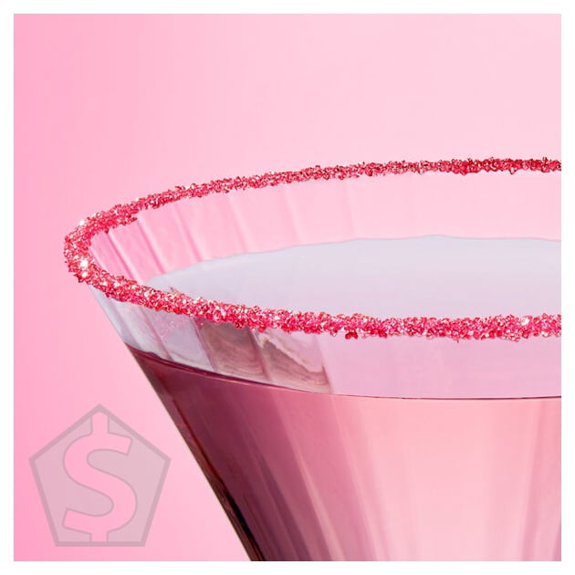 Adourne Expressions Fine Pink Sanding Sugar 10 lb.