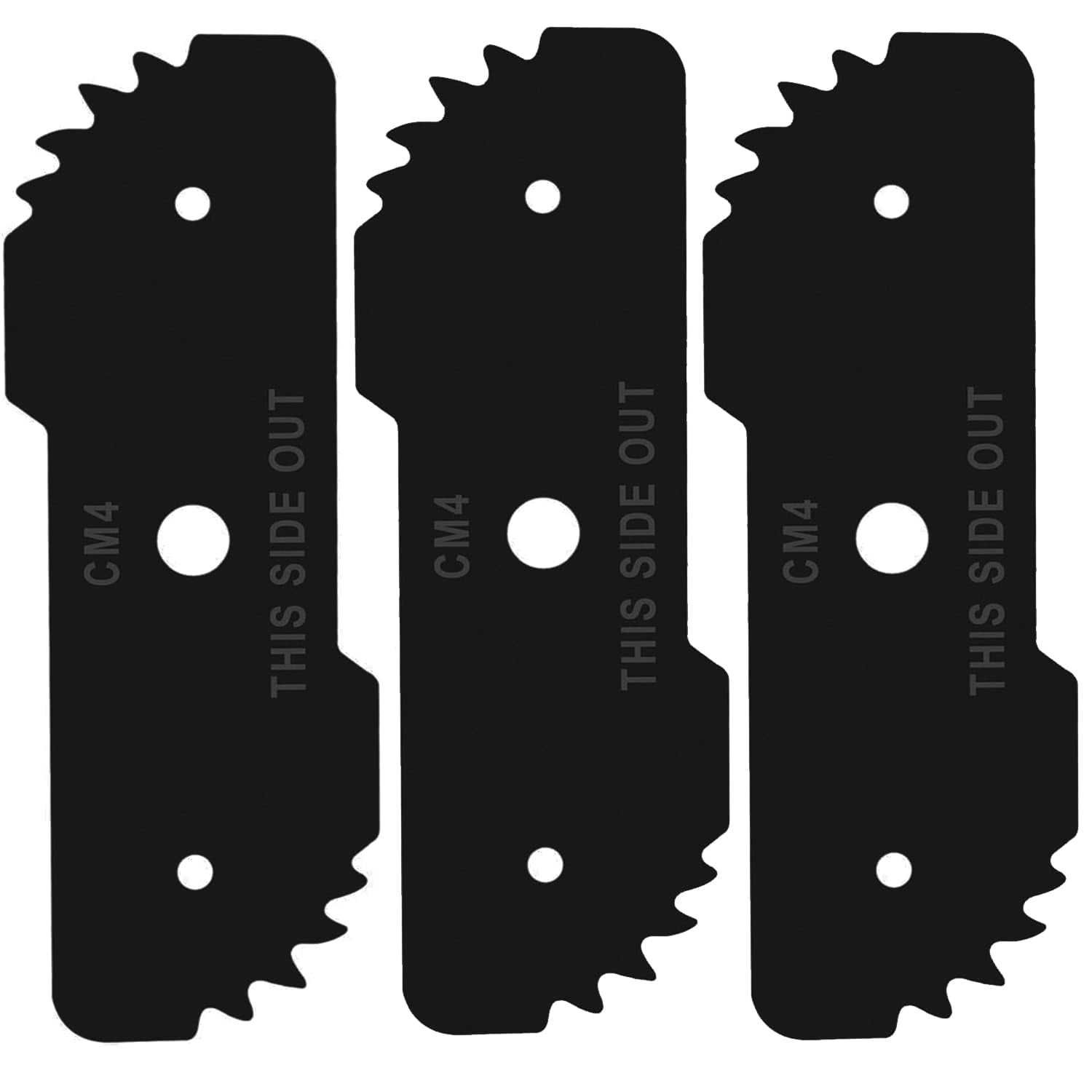Adozsb 243801 02 Edger Blade Compatible with Black Decker LE750 LE710 LE760 Lawn Edger Craftsman Model CMEED400 243801 00 243797 00 40 519 EH1000 Type 5 12 AMP Edge Hog Edger Pack of 3 C31 Walmart