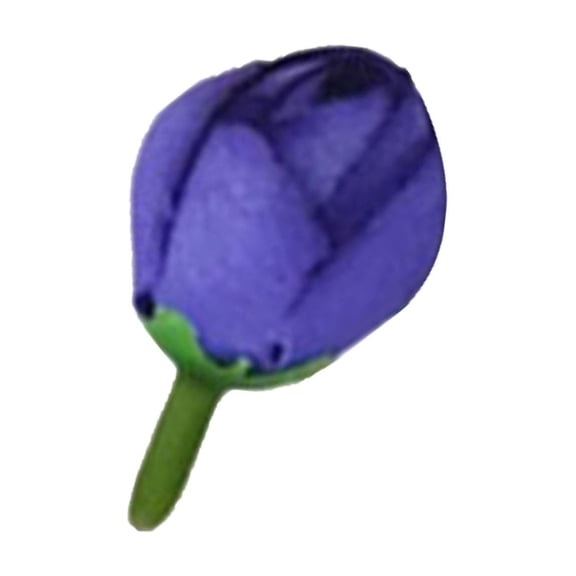 Adpan Artificial Tulip Flowers Heads Small Fake Flowers Mini Faux Flower Heads 1.18 Inch Flowers Heads for Table Centerpieces Kitchen Home Diy Accessories Flowers, Dark Purple