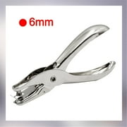 Adpan Single Hole Punch Handheld Paper Puncher Metal Punch Tool for Paper Card Craft Scrapbook Office Supplies DIY Craft Tool,0.24In,B