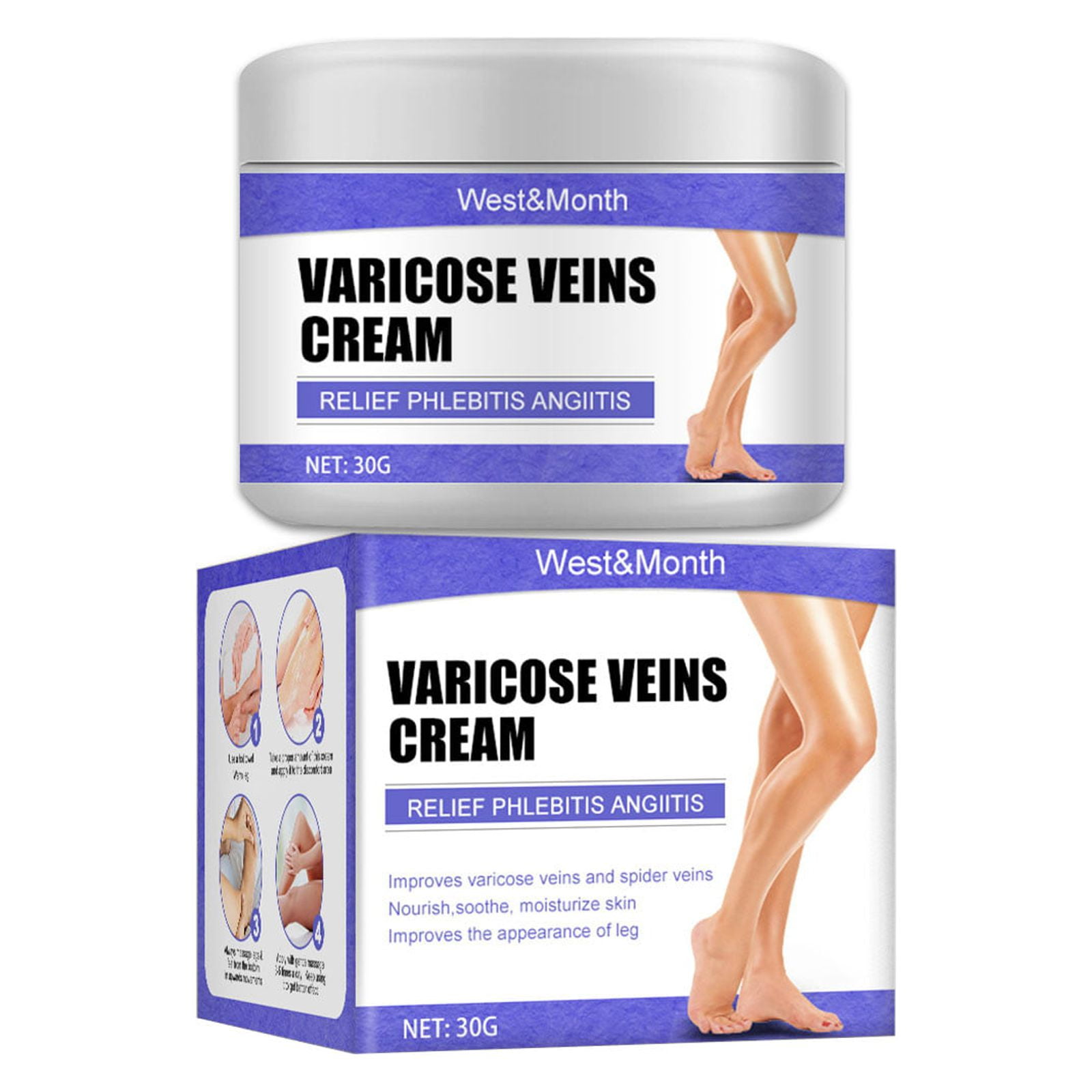 Adpan Skin Care Vasculitis Leg Vein Smooth Veins Circulation Promote