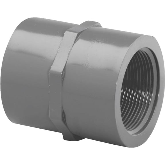 Genova Products PVC Adapter Sch 80 - 1/2 In. Slip x FIP