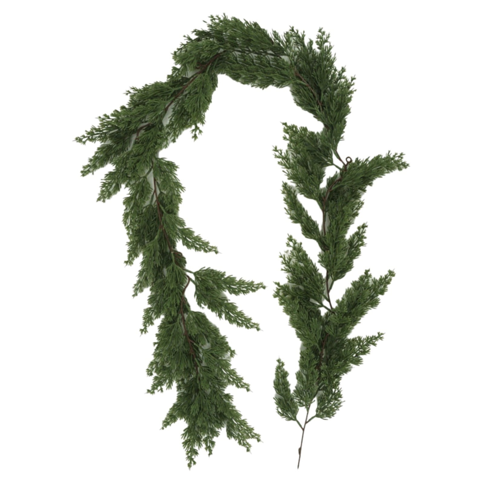Adreap 6FT Artificial Long Cedar Garlands Real Winter Garland Green