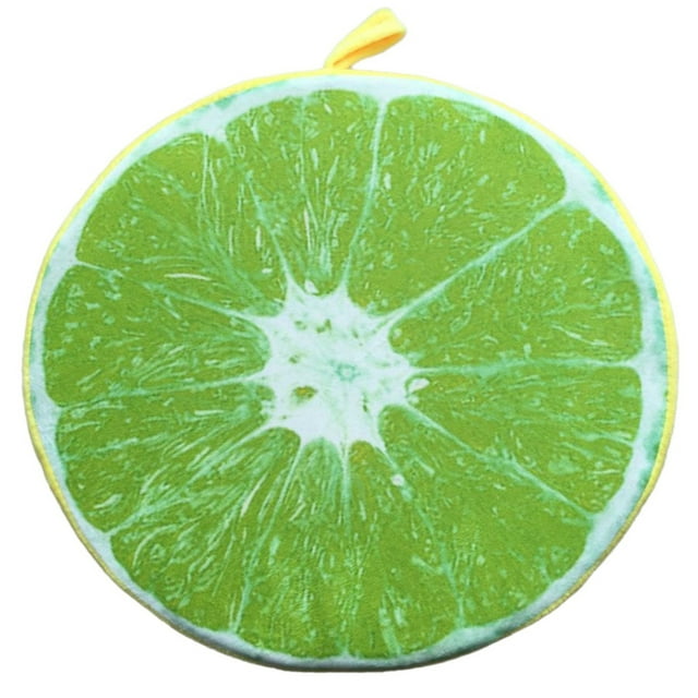 Adreap Soft Round Pillow Plush Cushion Orange Fruit Toys Seat Pad Plush