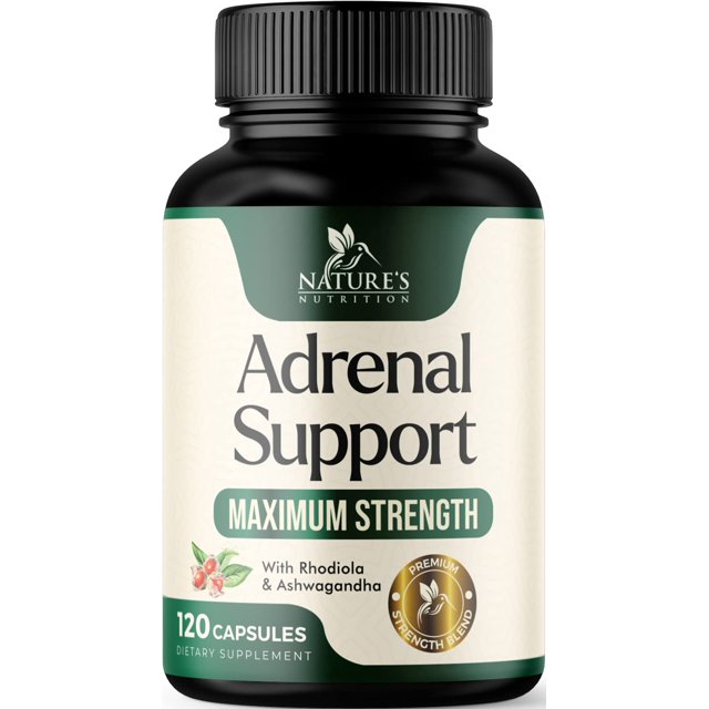 Adrenal Support Supplements & Cortisol Manager with Ashwagandha and 10