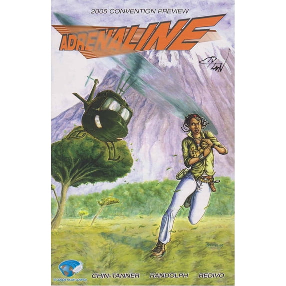 Adrenaline Ashcan #1AUT VF ; A Wave Blue World Comic Book