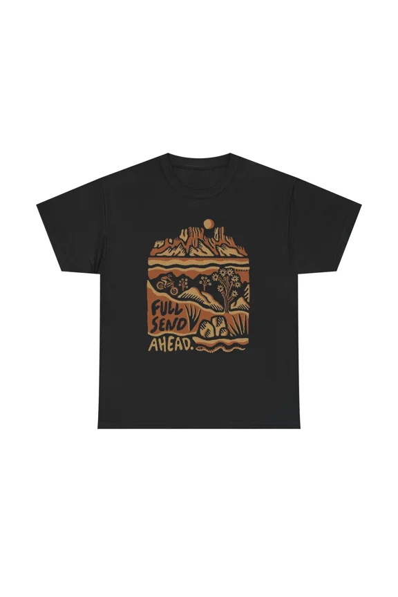 Adrenaline Full Send Ahead Retro Action Energy Bold Graphic Unisex T-Shirt up to size 5XL