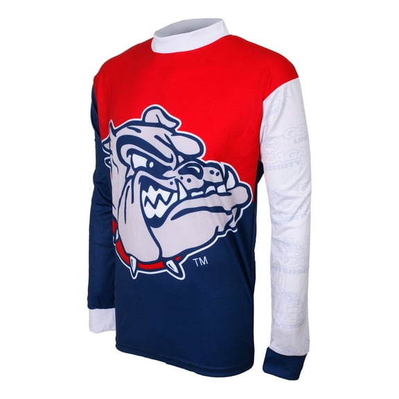 Adrenaline Promotions Gonzaga University Bulldog Long Sleeve Mountain Bike Jersey (Gonzaga University Bulldog - XL)