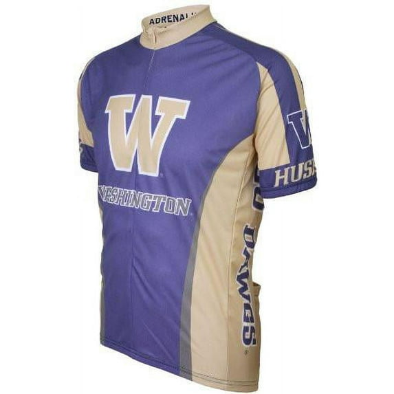 Adrenaline Promotions Washington Huskies Cycling Jersey (Old Style), Large -