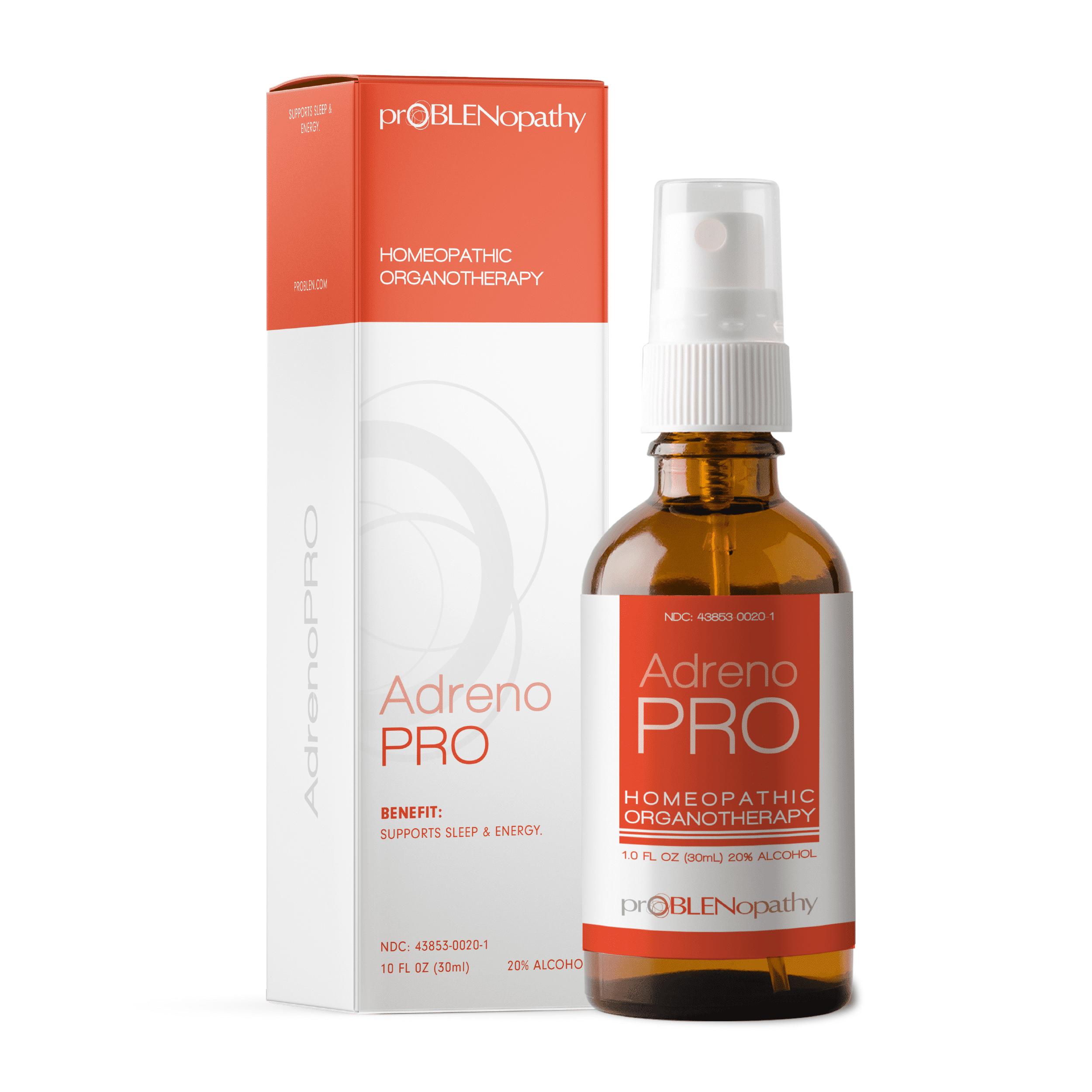 proBLENopathy Adreno PRO Adrenal Support Supplements, Hormone Booster with Ashwagandha and DHEA, 1 oz