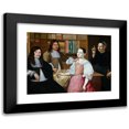 thumbnail image 1 of Adriaen Bloem 24x19 Black Modern Framed Museum Art Print Titled - In the Draper´S Shop (ca 1670), 1 of 5