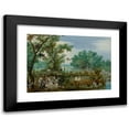 thumbnail image 1 of Adriaen Pietersz. Van De Venne 18x14 Black Modern Framed Museum Art Print Titled - Merry Company in an Arbor (1615), 1 of 5
