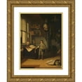 thumbnail image 1 of Adriaen van Gaesbeeck 15x18 Gold Ornate Wood Frame and Double Matted Museum Art Print Titled - Young Man in a Study (1640 - 1650), 1 of 4