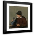 thumbnail image 1 of Adriaen van Ostade 20x24 Black Modern Framed Museum Art Print Titled - A Man Holding a Tankard and a Glass, 1 of 5