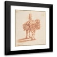 thumbnail image 1 of Adriaen van de Velde 15x18 Black Modern Framed Museum Art Print Titled - A Donkey (Mid-17th Century), 1 of 5