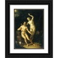 thumbnail image 1 of Adriaen van der Werff 19x24 Black Ornate Framed Double Matted Museum Art Print Titled: God Holds Adam and Eve Responsible (1717), 1 of 5