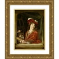 thumbnail image 1 of Adriaen van der Werff 19x24 Gold Ornate Framed and Double Matted Museum Art Print Titled - A Young Painter (1670 - 1690), 1 of 4