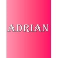thumbnail image 1 of Adrian: 100 Pages 8.5 X 11 Personalized Name on Notebook College Ruled Line Paper, 1 of 1